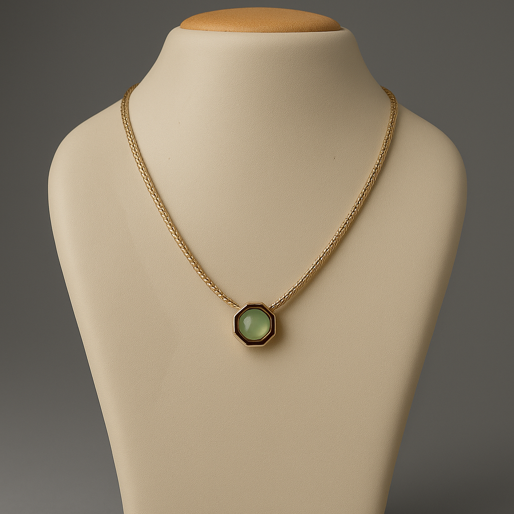 Sea Green Pendant Chain