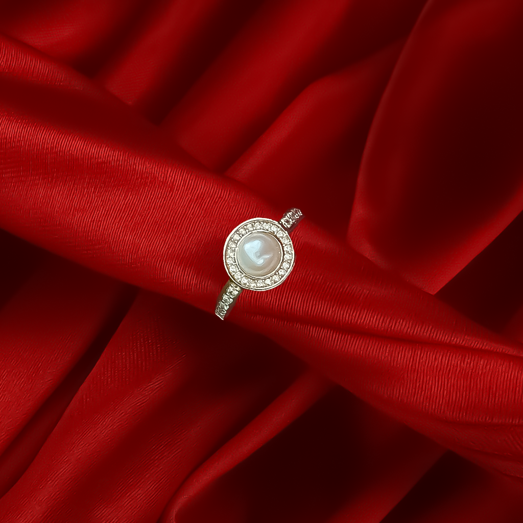 Round Pearl Ring