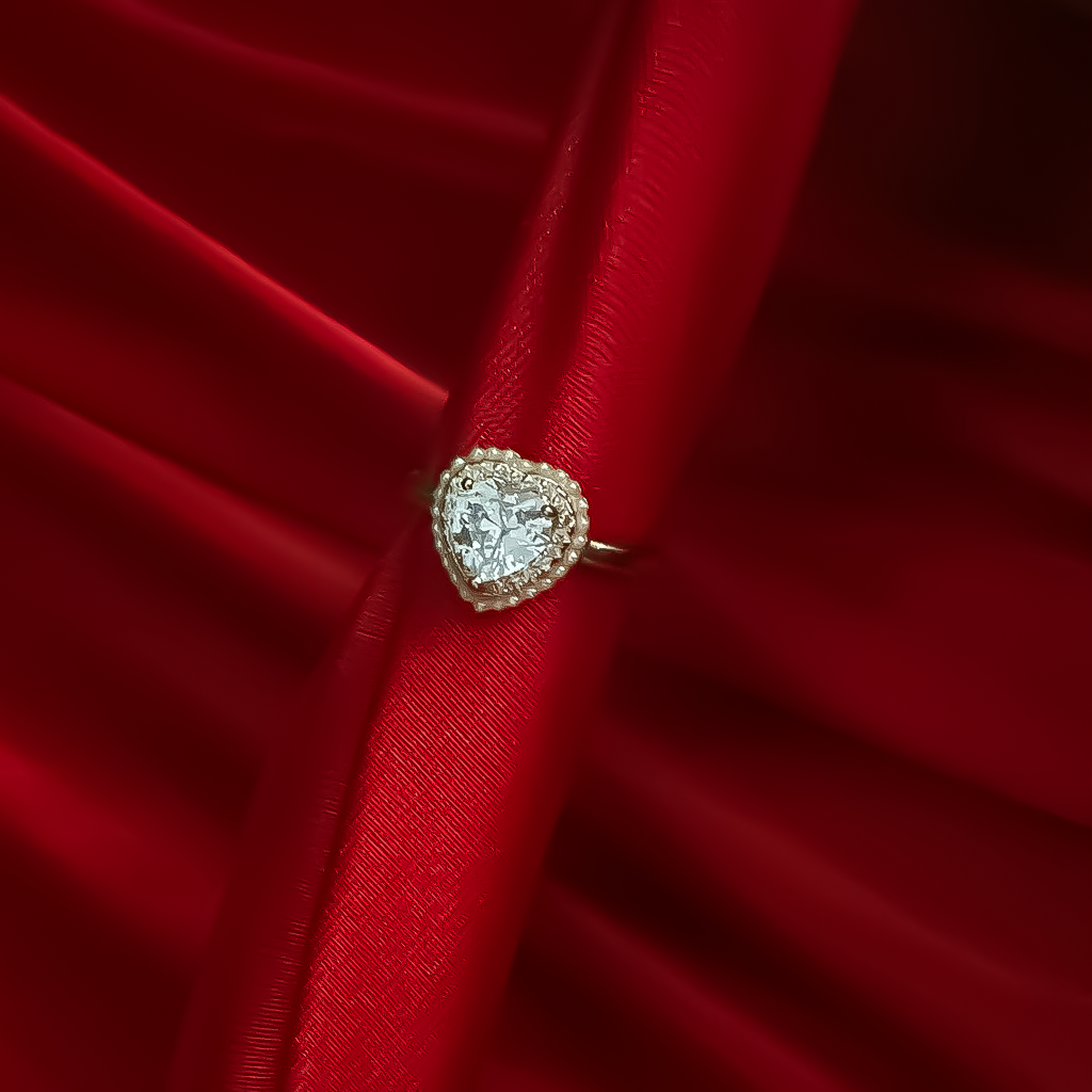 Heart Stud Ring