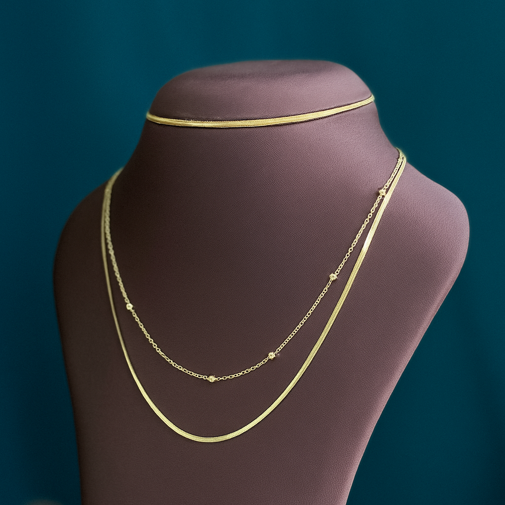 Double Layer Bead Chain
