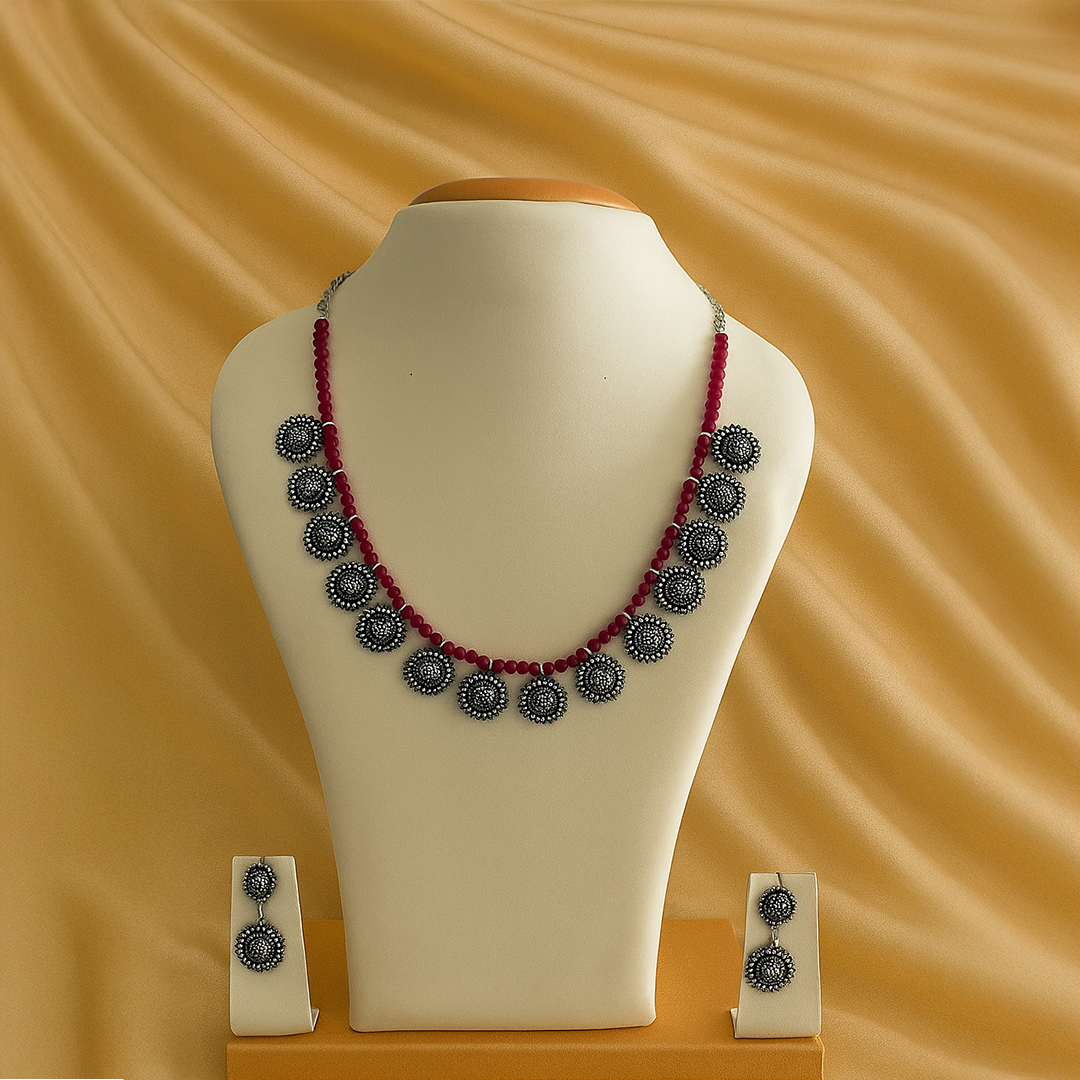 Mini Circles Oxidised Set