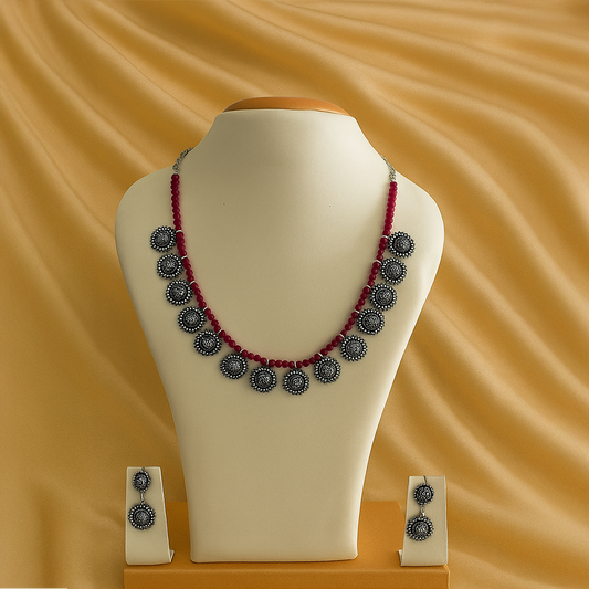 Mini Circles Oxidised Set