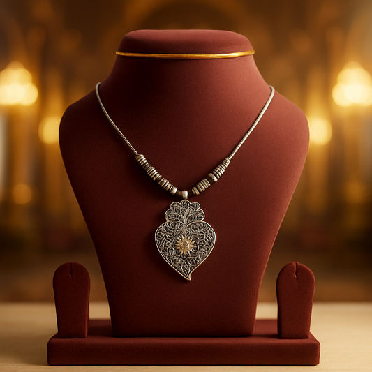 Leaf Shape Pendant Chain