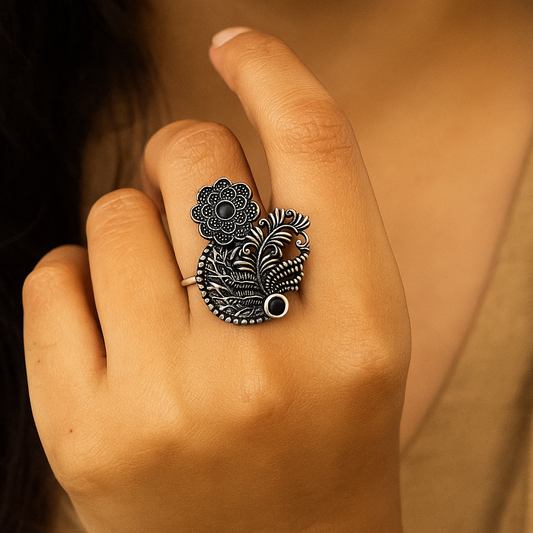 Flower Pattern Ring
