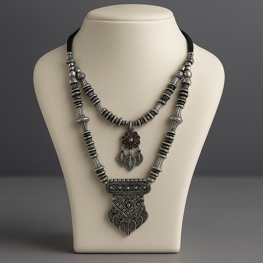 Double layer necklace