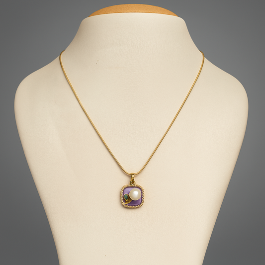 Lavender Pendant Chain