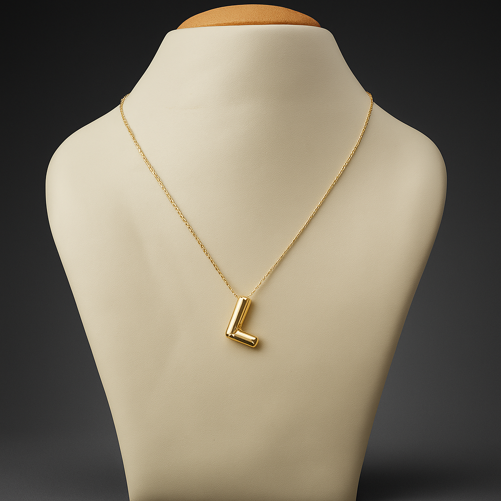 L Initial Pendant Chain