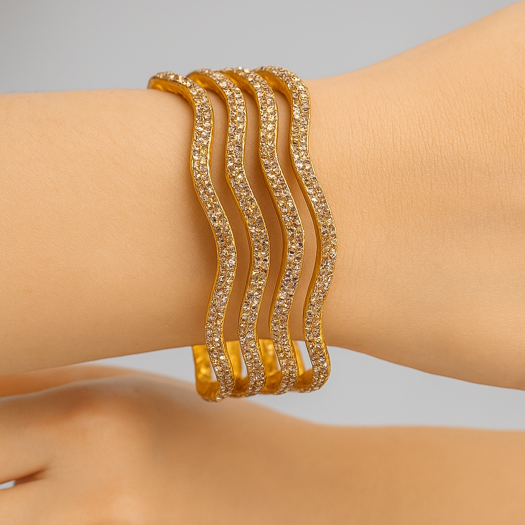 Curvy Design Bangles